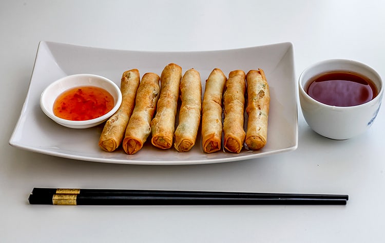 Cook Frozen Spring Rolls in an Air Fryer